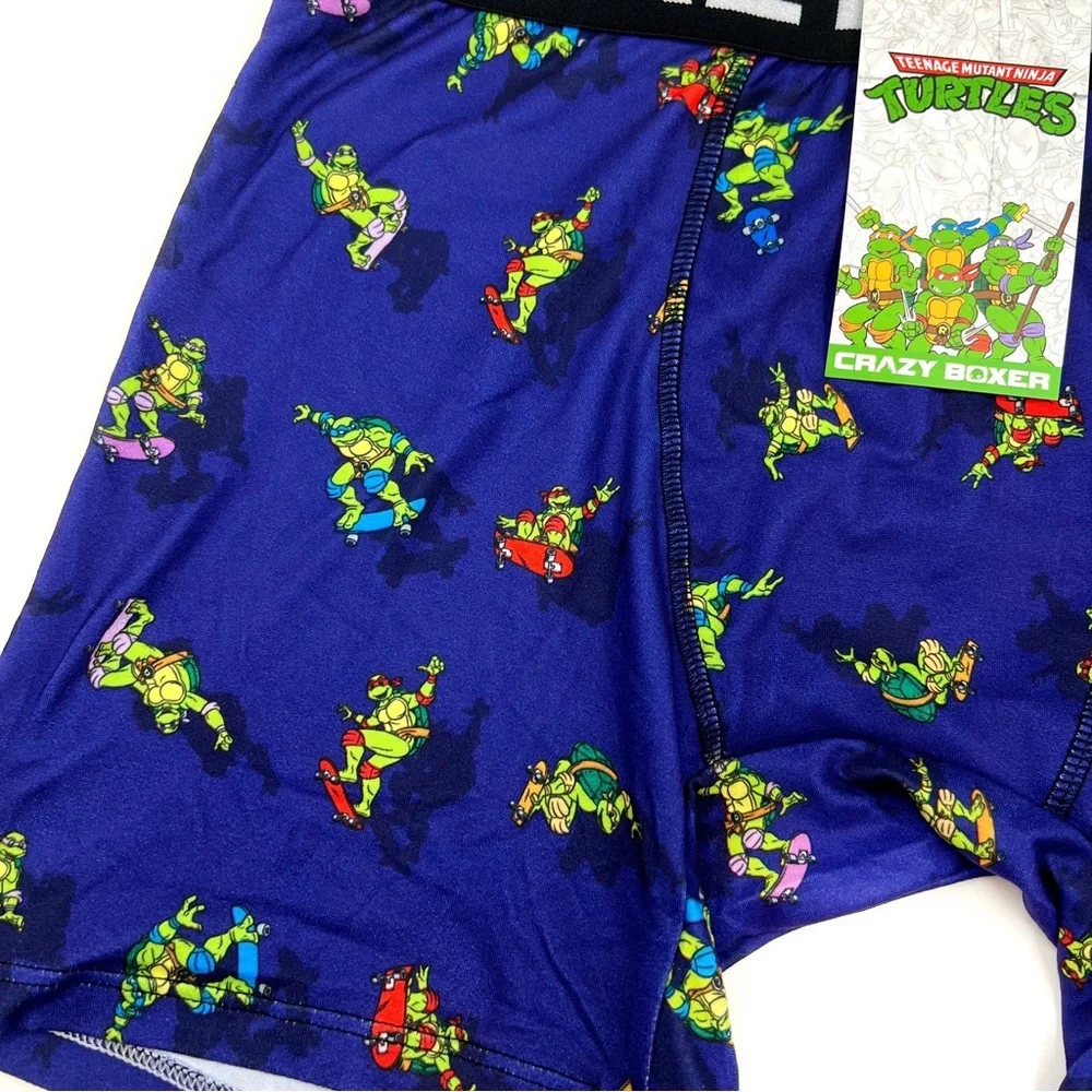 TMNT Teenage Mutant Ninja Turtles Crazy Boxer Briefs Mens Size Large Underwear